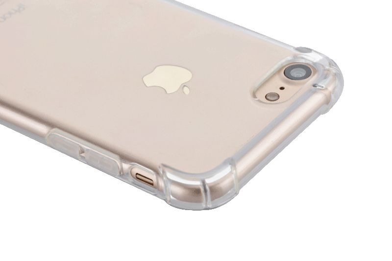 Of anders afgewerkt Theoretisch iPhone 6 / 6S transparant siliconen shockproof hoesje met verstevigde  randen - Hoesjes - BS Phonefix