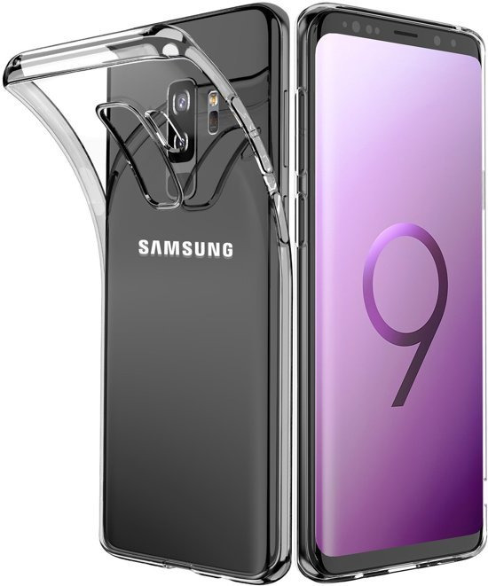 Kneden bom Mineraalwater Samsung S9 transparant siliconen hoesje - Hoesjes - BS Phonefix