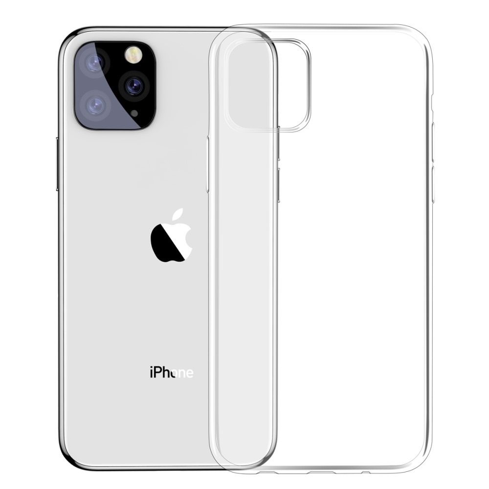 Ondergedompeld Gaan wandelen Ondoorzichtig iPhone 11 Pro Max transparante silicone case - Hoesjes - BS Phonefix